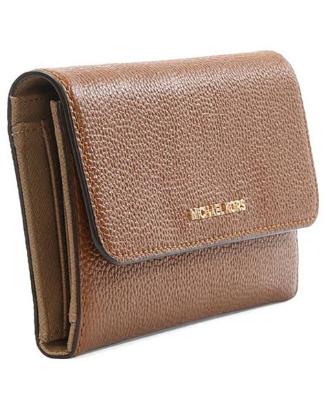 michael kors trifold leather wallet|michael kors small trifold wallet.